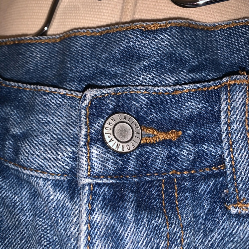 Brandy Melville high waisted jean shorts.